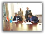 توقيع مذكرة تفاهم للعلاقات الدولية بين جامعة الفارابي كازخستان الوطنية وجامعة بنها 
