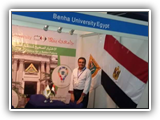  جامعة بنها يضع اللمسات النهائية بجناح الجامعة بالمعرض والمؤتمر الدولي للتعليم العالي لمنطقة الشرق الأوسط بالعاصمة اﻻردنية عمان