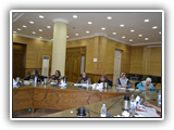 ورشة عمل حول تطبيق جودة الاعتماد على ادارى جامعة بنها