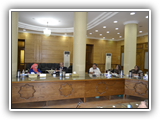 ورشة عمل حول تطبيق جودة الاعتماد على ادارى جامعة بنها